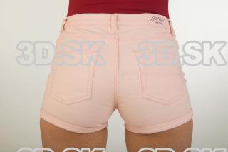 Pelvis pink shorts of Jean 0005